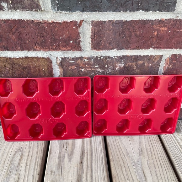 Jello Kitchen Lot Of 2 Oklahoma Ou Sooners Jello Jigglers Mold Kits With Instructions Poshmark
